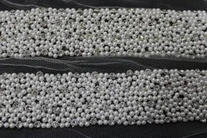 White Pearls Handwork Lace