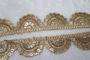 White Scalloped Fancy Lace