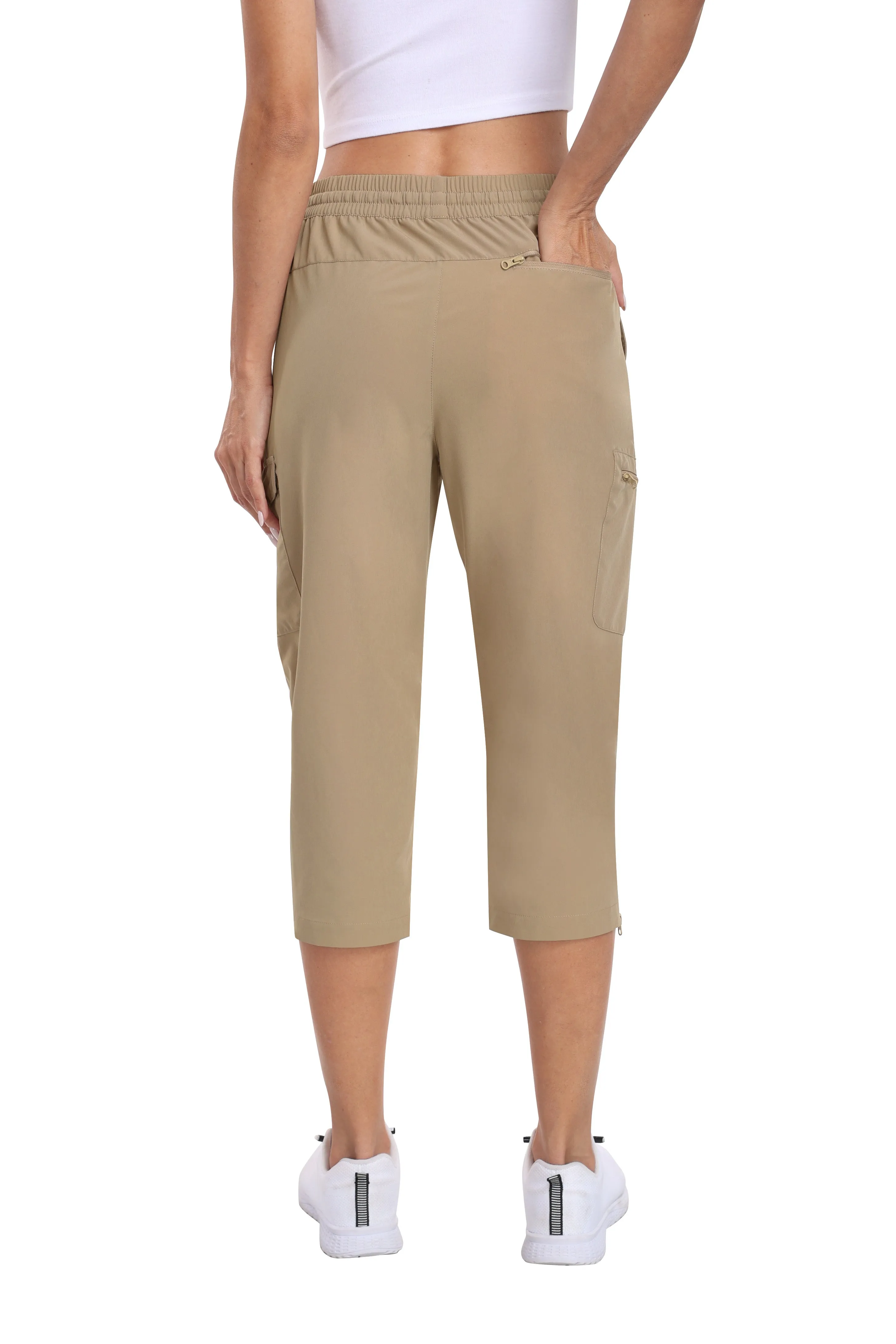 Women hiking summer outdoor cropped pants