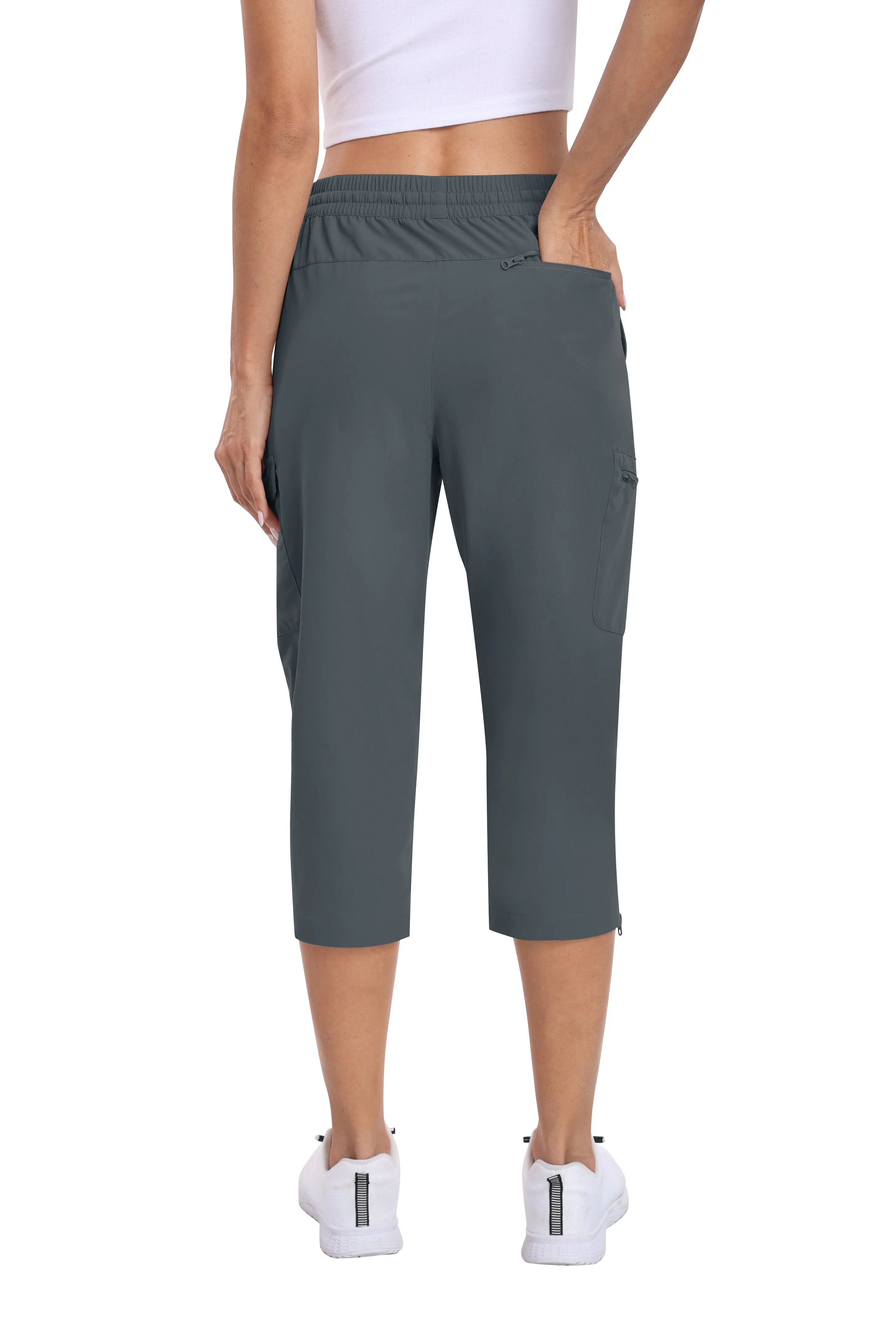 Women hiking summer outdoor cropped pants
