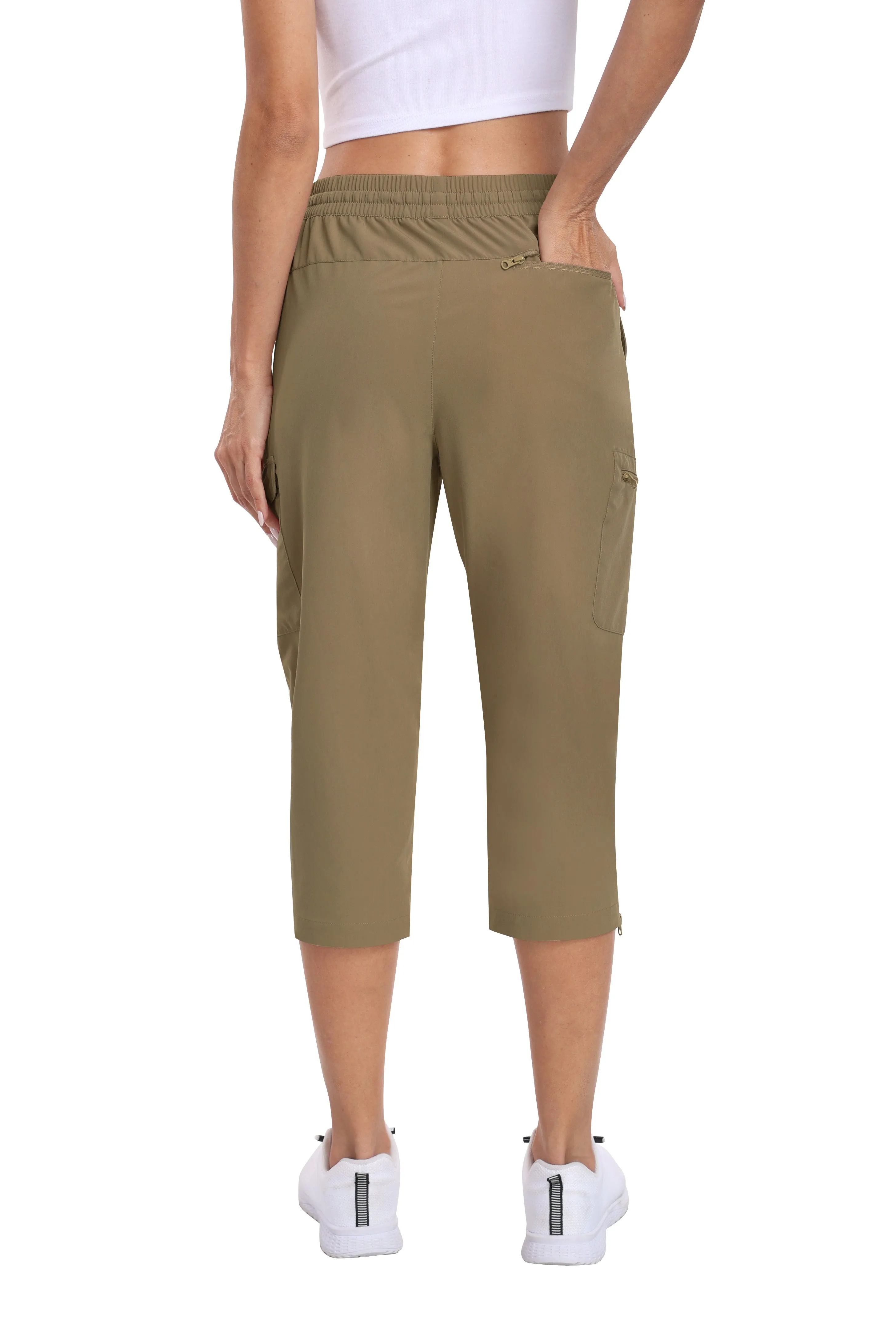 Women hiking summer outdoor cropped pants