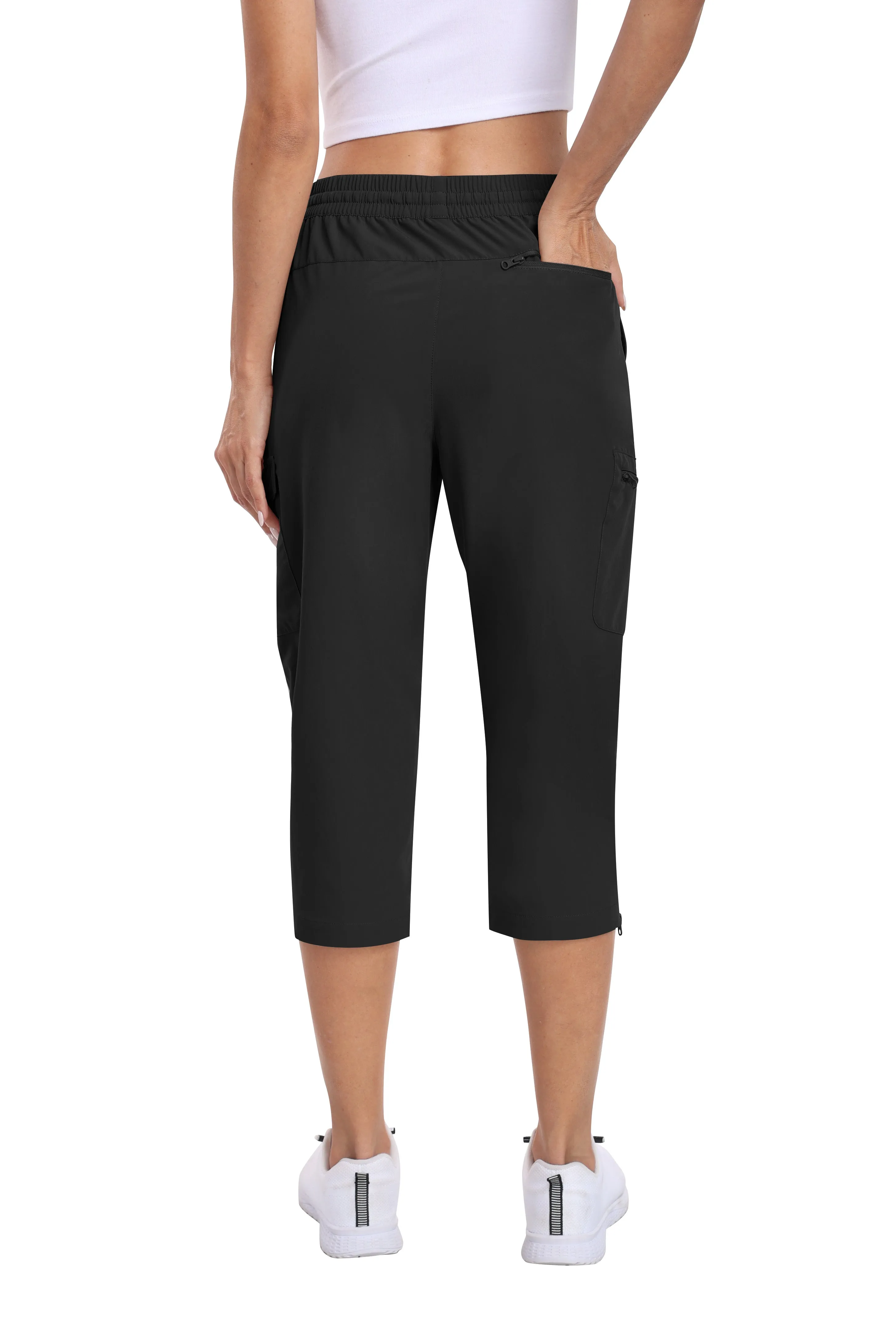 Women hiking summer outdoor cropped pants