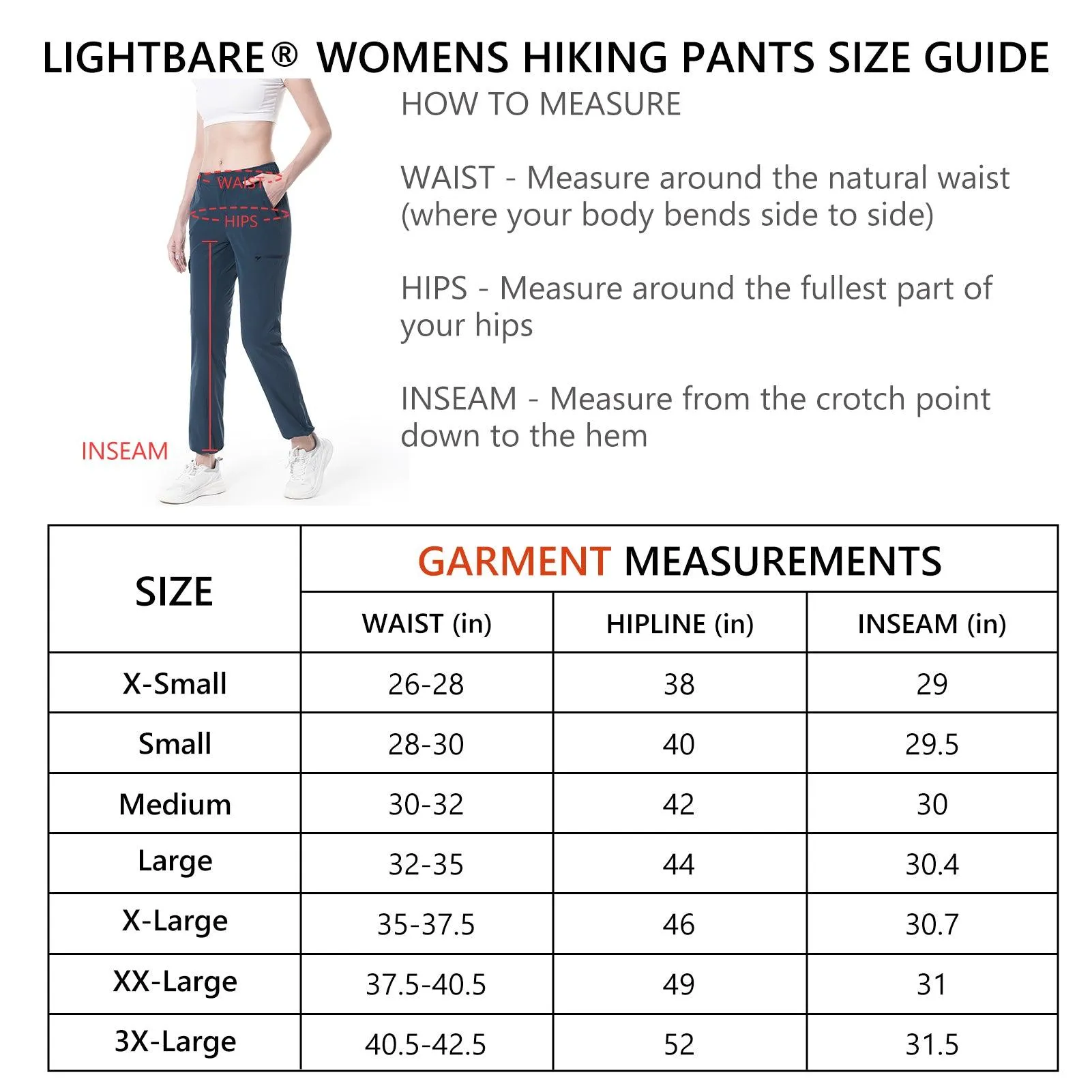 Women's Lightweight Cargo Hiking Pants LB11W