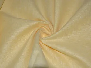 Yellow Check Loose Weave Superior Cotton Linen Shirting Fabric